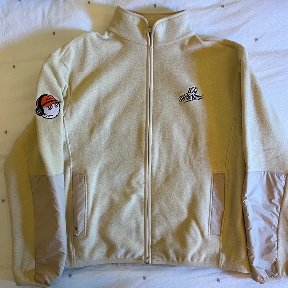 Malbon 100 Thieves Fleece large pullover zip up - Picture 1 of 12